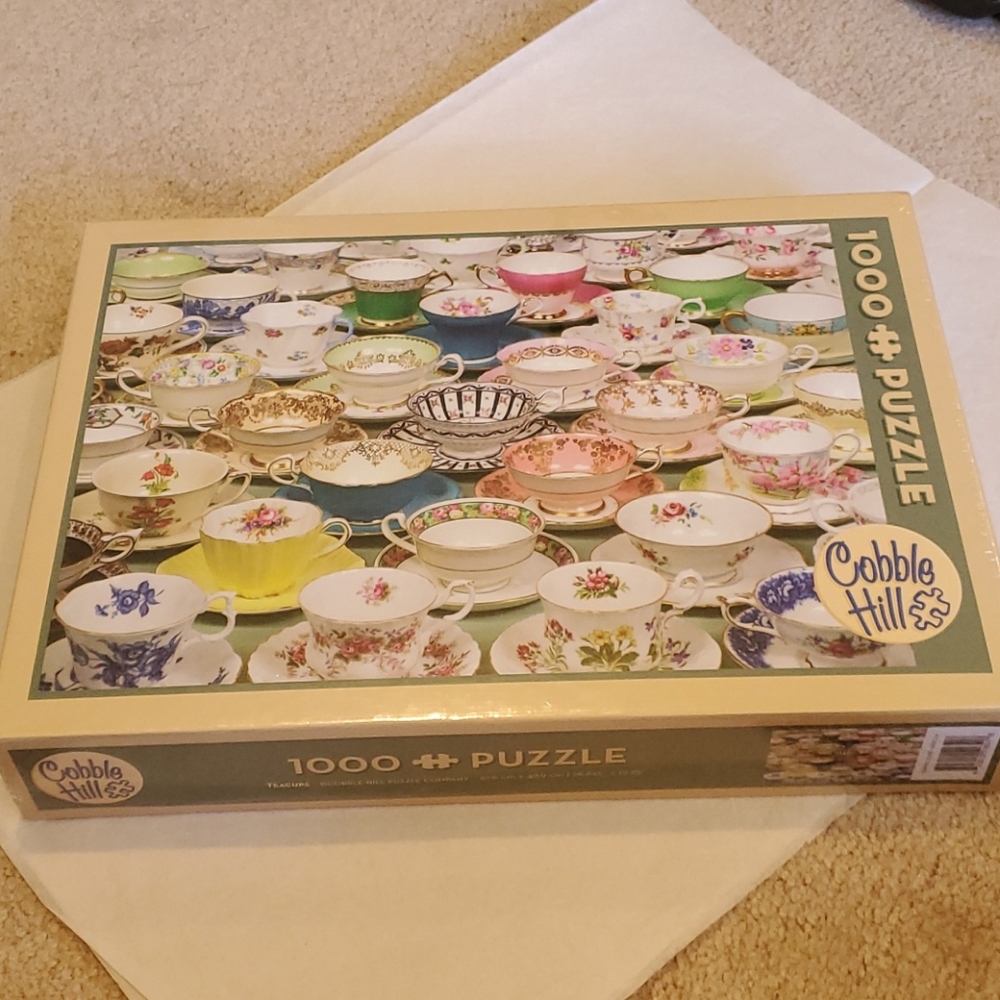 Cobble Hill Tea Cup collection puzzle 1000 pcs.